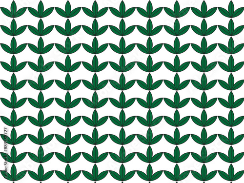 Print leaf pattern design here 