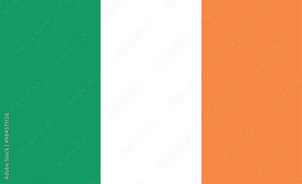 Irland Flagge Vektor Design Irland Flagge Vektor Design