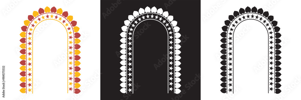 Durga Puja Border Decorations Durga Puja Frame Durga Puja Background. Hindu Festival . Vector illustration. EPS 10 Durga Puja Border Decorations Durga Puja Frame Durga Puja Background. Hindu Festival . Vector illustration. EPS 10