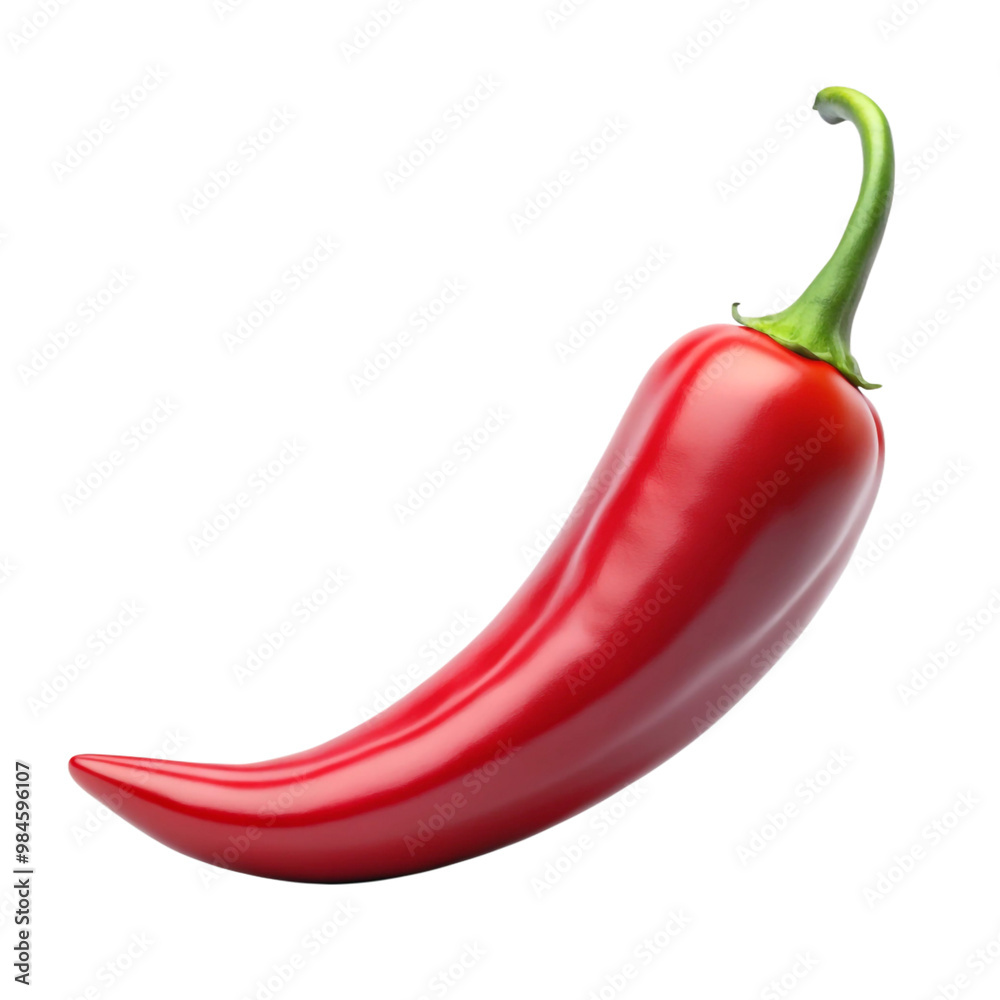 Dynamic chili pepper with PNG. Generative AI Dynamic chili pepper with PNG. Generative AI