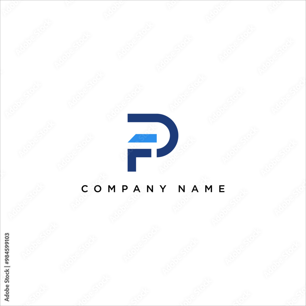 modern initial PF , FP logo design vector template. digital finance pixel concept modern initial PF , FP logo design vector template. digital finance pixel concept