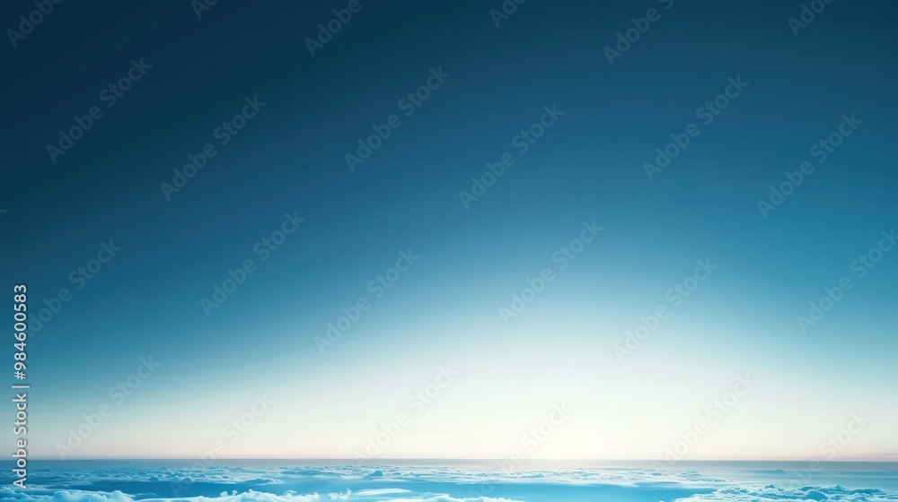 Fototapeta premium Sunrise Over Clouds