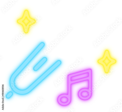 Microphonen Neon Icon photo