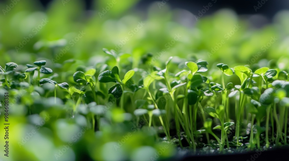 Obraz premium Micro herbs, picked fresh