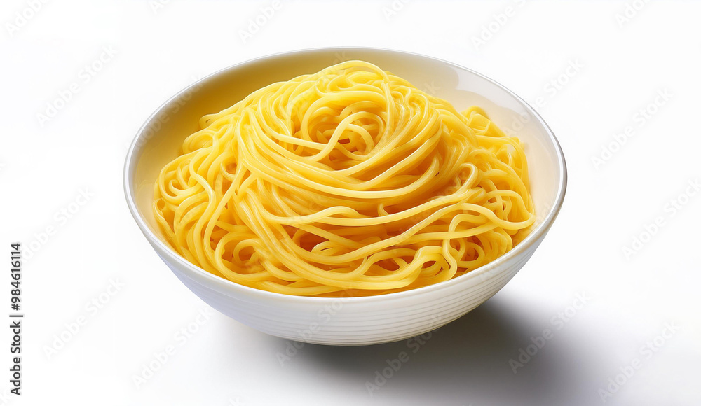 Instant Noodle in bowl isolated on white background Instant Noodle in bowl isolated on white background