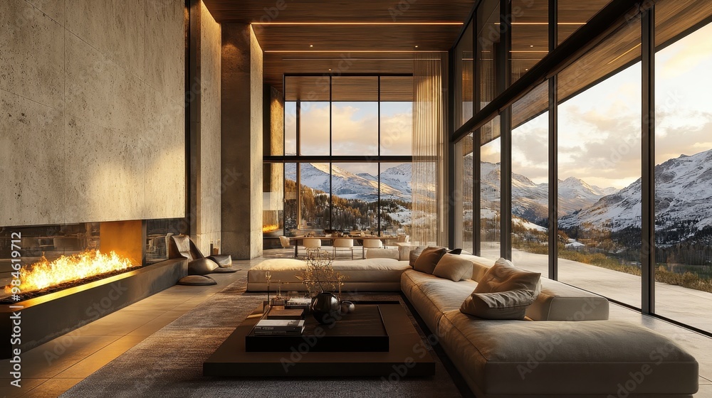 Luxurious Mountain Retreat with Panoramic Views Luxurious Mountain Retreat with Panoramic Views