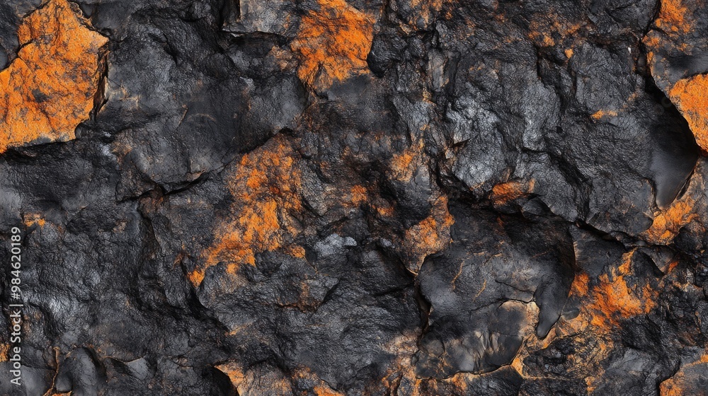 Lava Basaltic Rock Texture Background Lava Basaltic Rock Texture Background