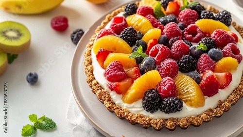 Whole Grain Fresh Fruit Tart