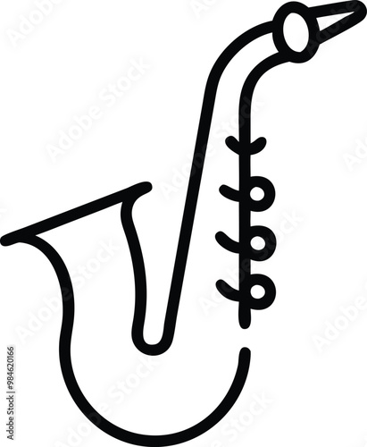 saxophone style musical instrument