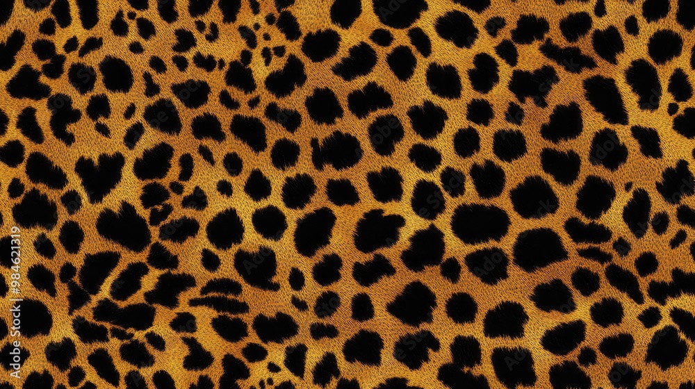 Leopard pattern with a seamless design animal print Leopard pattern with a seamless design animal print