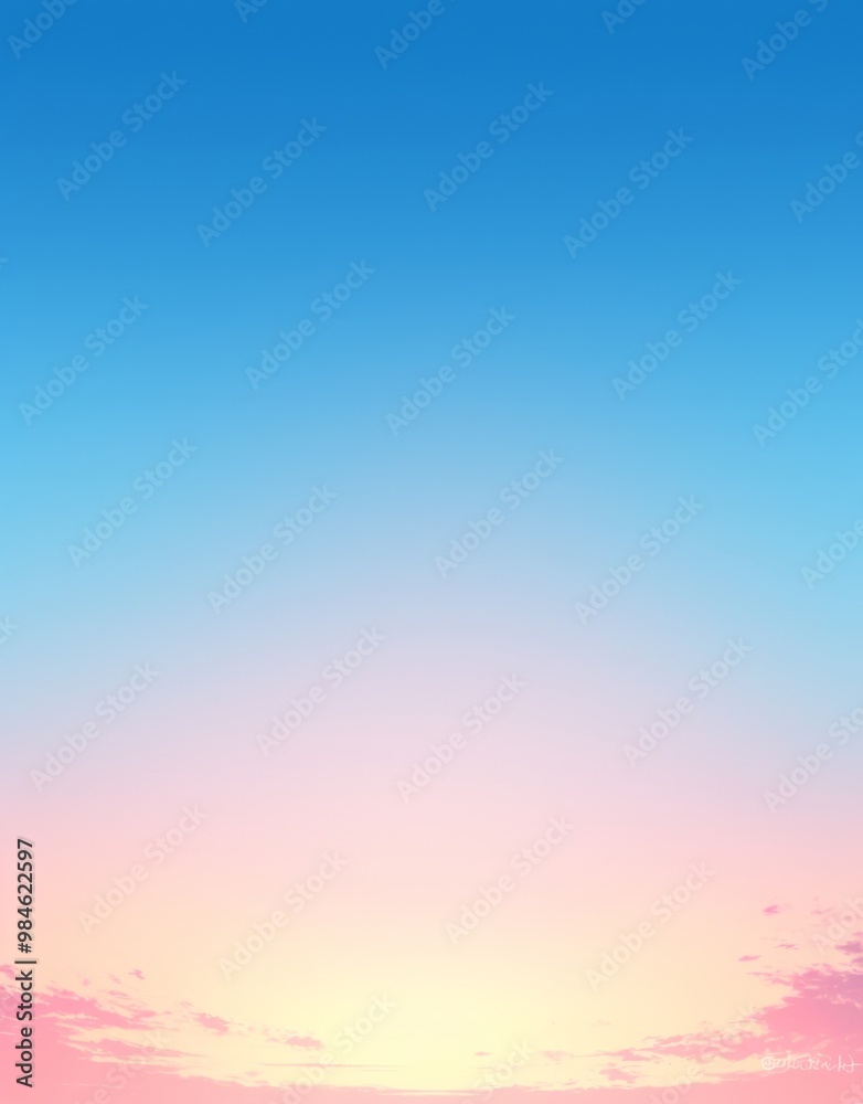 Obraz premium Soft Gradient Background Featuring Pastel Red and Blue Hues