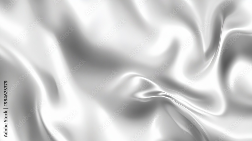 Smooth, elegant white satin fabric with soft folds and waves, perfect for backgrounds and textile designs. Smooth, elegant white satin fabric with soft folds and waves, perfect for backgrounds and textile designs.