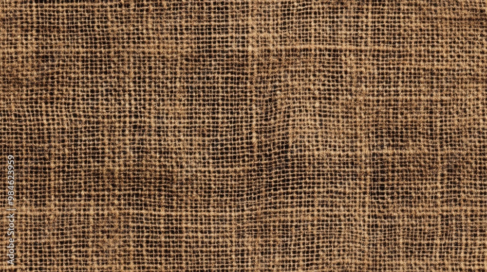 Seamless abstract texture created from brown burlap fabric Seamless abstract texture created from brown burlap fabric