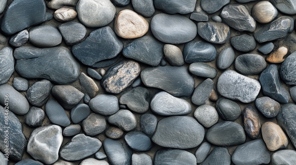 Abstract background of grey stone pebble wall Abstract background of grey stone pebble wall