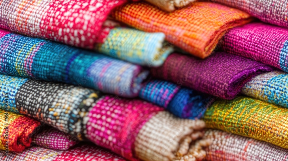 Colorful textile fabric Colorful textile fabric