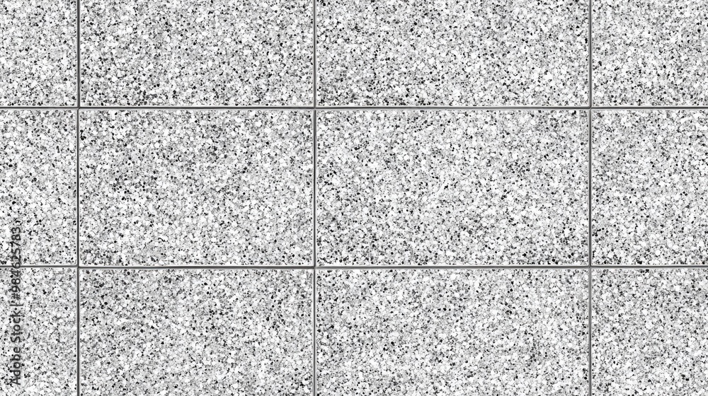 Fototapeta premium Silver glitter texture in a seamless square tile format