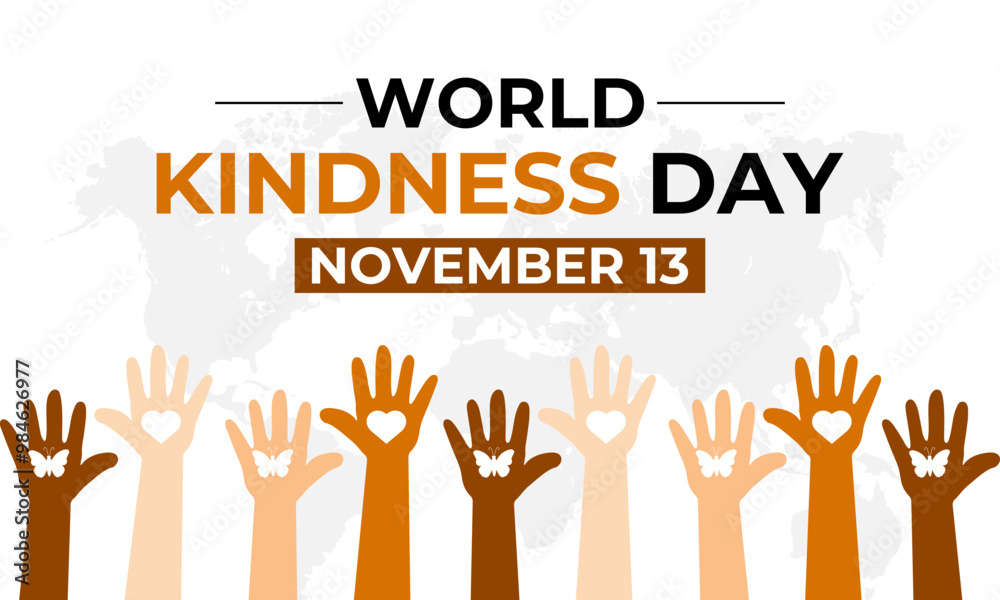 World Kindness Day Vector Illustration on November 13. Hand with Earth and Love for Charitable Assistance Banner, poster and background design template. eps 10. World Kindness Day Vector Illustration on November 13. Hand with Earth and Love for Charitable Assistance Banner, poster and background design template. eps 10.