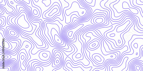 Topographic map in contour line light topographic topo contour map and ocean topographic line map. Natural printing illustrations of maps.