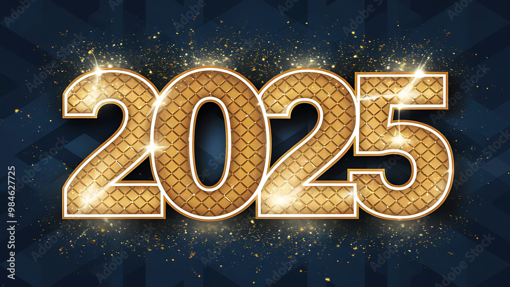 stylish 2025 Gold happy new year wishes Greeting celebration background design template stylish 2025 Gold happy new year wishes Greeting celebration background design template