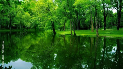 spring_Ocean_Cute_wallpaper_Green_Forest_lphone