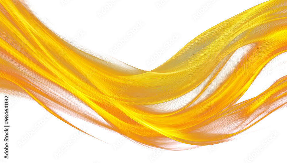 Fototapeta premium PNG Yellow glowing movement light background abstract.