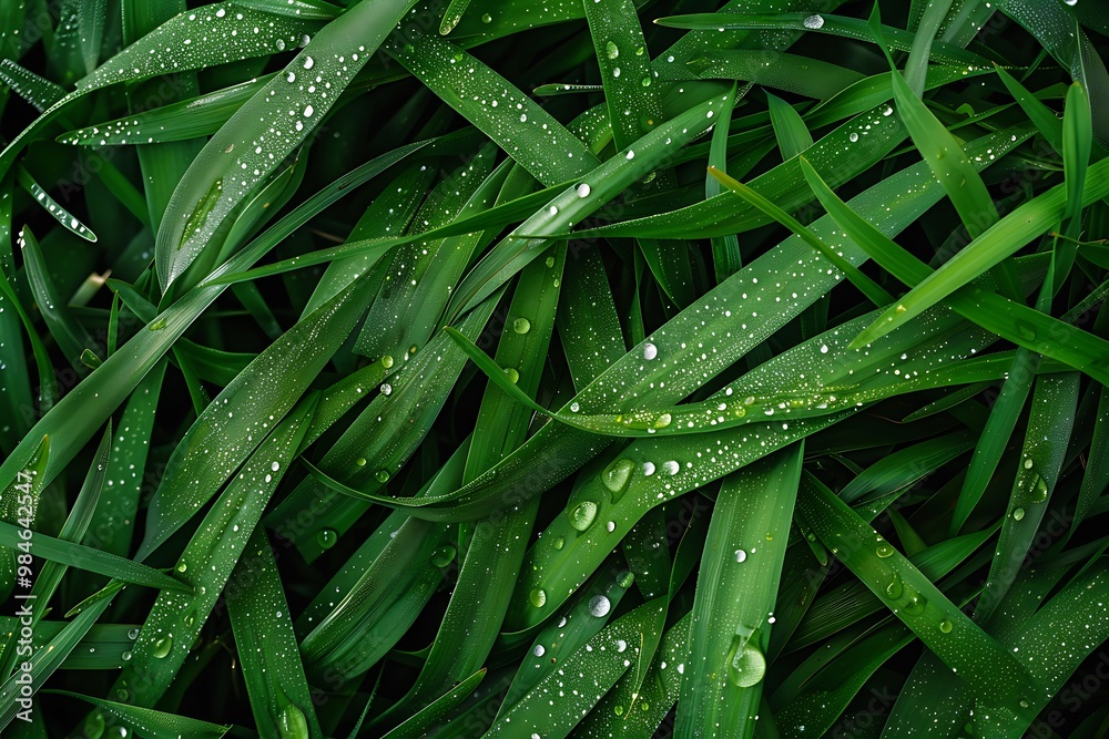 Water drops on green grass. Nature background. Water drops on green grass. Nature background.