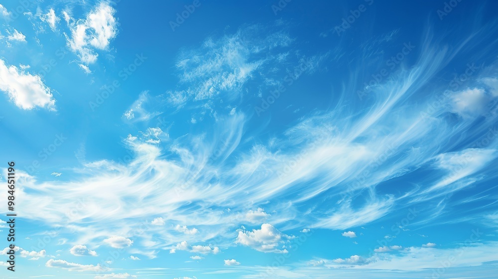beautiful blue sky with white clouds beautiful blue sky with white clouds