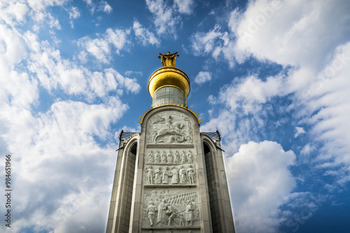 The church in memory of soldiers of Kursk battle, a tank fight during World War II at Belgorod oblast of Russia, close to Ukraine.
 photo