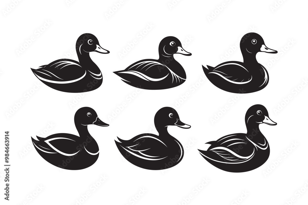 Duck silhouette vector illustration, Duck silhouette vector, Duck silhouette PNG. Duck silhouette vector illustration, Duck silhouette vector, Duck silhouette PNG.