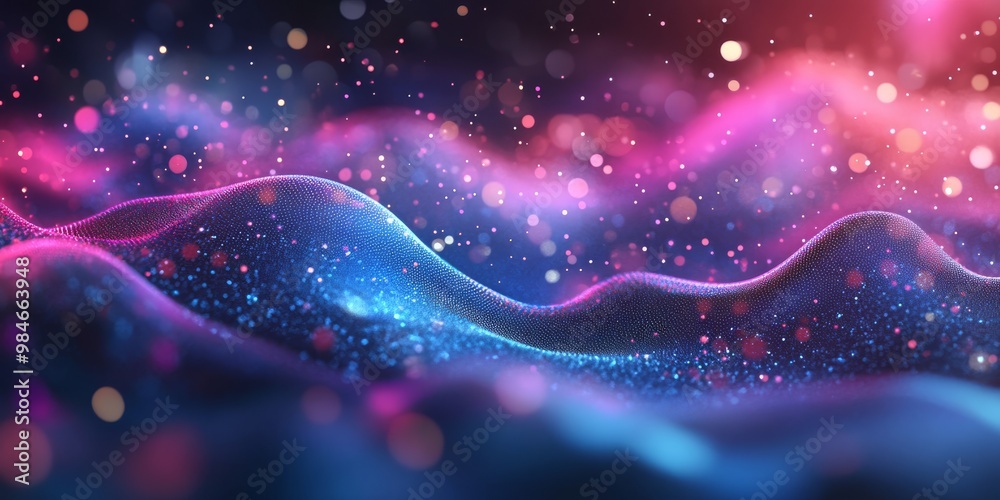Discover a dynamic digital background with flowing color waves suitable for themes like technology, AI, data visualization, and audio graphics, providing an engaging experience for viewers Discover a dynamic digital background with flowing color waves suitable for themes like technology, AI, data visualization, and audio graphics, providing an engaging experience for viewers