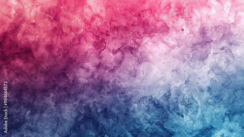 Abstract Watercolor Background with Pink, Purple, and Blue Hues