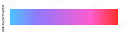 寒色と暖色のグラデーションの四角形･バー - 気温や温度などの変化のイメージ素材