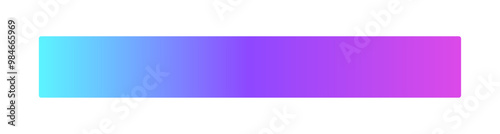 鮮やかなグラデーションの横長の四角形･バー - シンプルでおしゃれなデザインパーツの素材