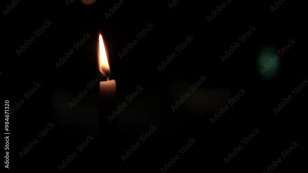 Candle Burning in Church, Restaurant, or Home Candle Burning in Church, Restaurant, or Home