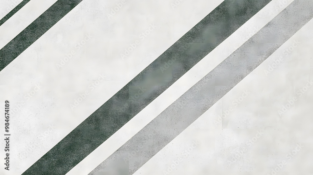 Fototapeta premium Green and White Geometric Shapes, Abstract, Texture, Pattern Background, Wallpaper, Cover and Screen for Smartphone, PC, Laptop, 9:16 and 16:9 Format