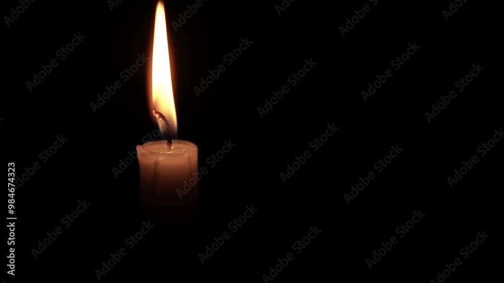 Candle Burning in Church, Restaurant, or Home Candle Burning in Church, Restaurant, or Home