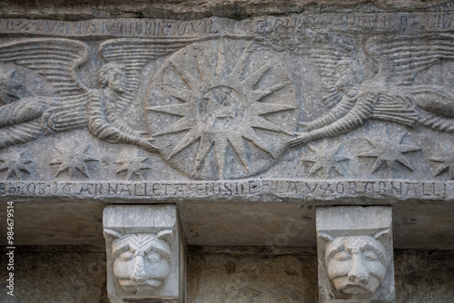 Sant Feliu de Girona, Sarcophagus of the Sitjar family, Girona, Catalonia, Spain photo