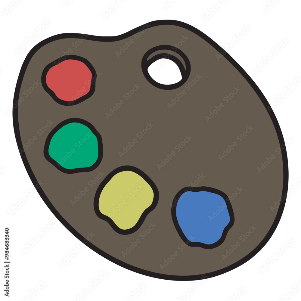 This picture is about a brown brush shape