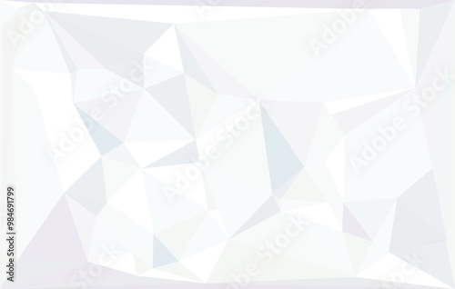 modern design nabstract geometric triangular background. Minimalist vector backdrop texture with white and gray triangles pattern photo