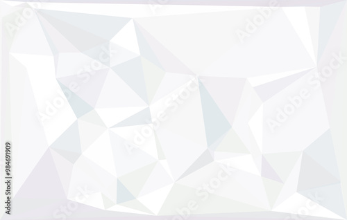 modern design nabstract geometric triangular background. Minimalist vector backdrop texture with white and gray triangles pattern photo