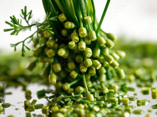 Chervil and Chives Splash