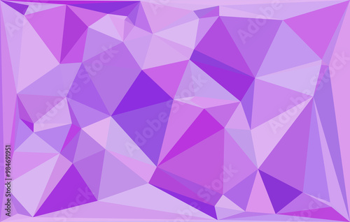 modern design nabstract geometric triangular background. Minimalist vector backdrop texture with purple triangles pattern
 photo