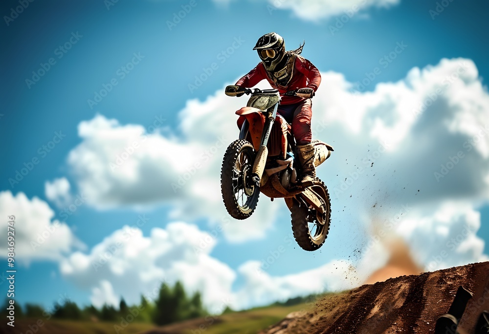 Obraz premium motocross
