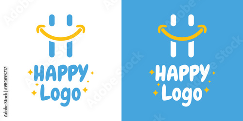 Happy logo template
