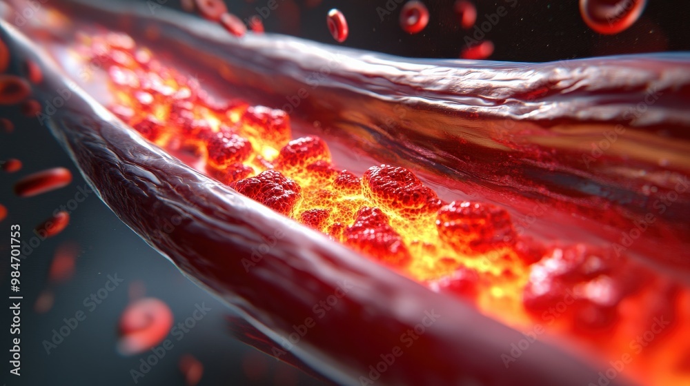 Fat clogs blood. The accumulation of excess fat, particularly ...