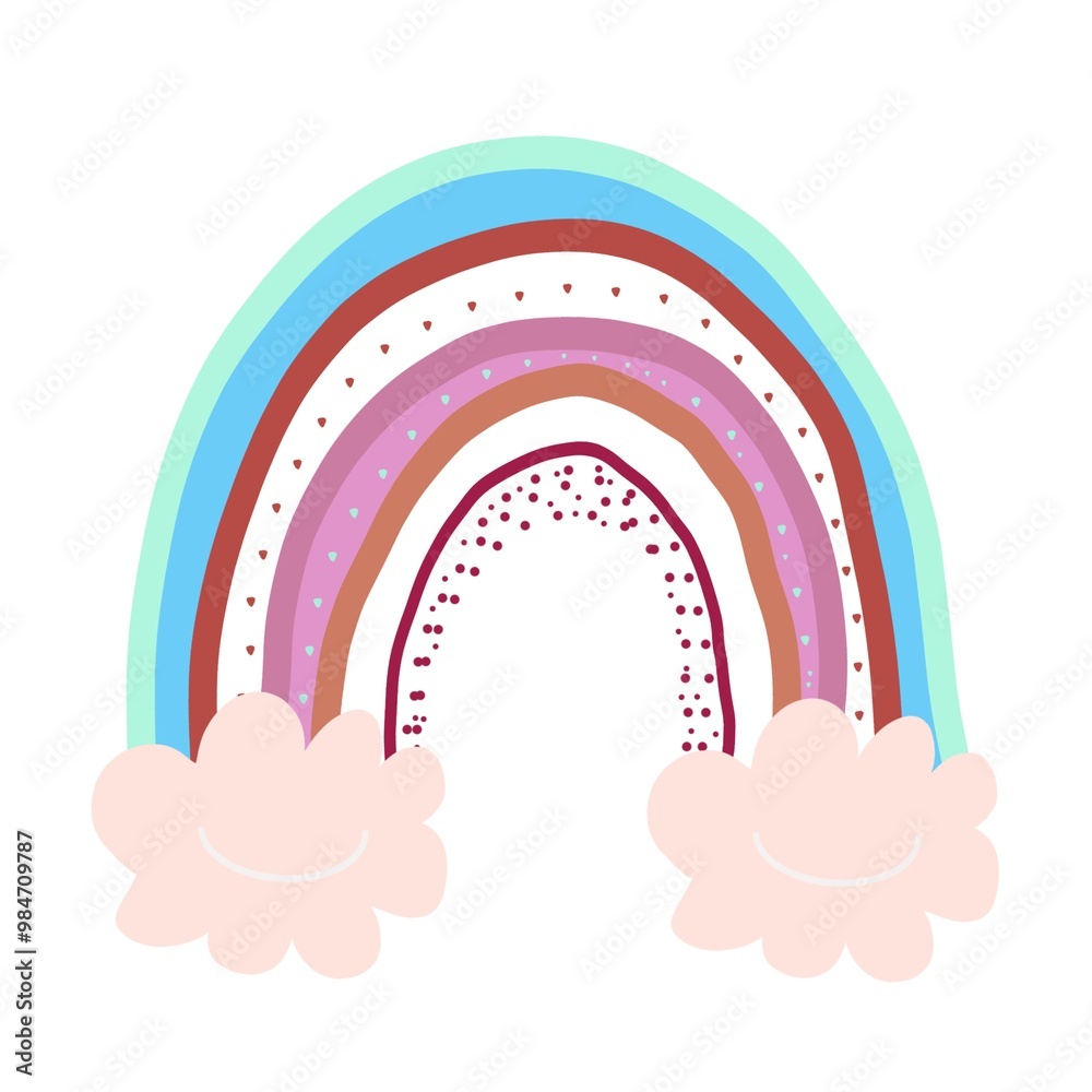 Seamless rainbow art Seamless rainbow art