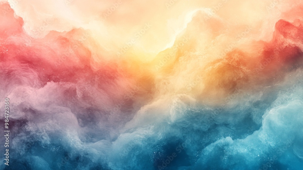 Abstract Landscape with a Sunlit Sky Abstract Landscape with a Sunlit Sky