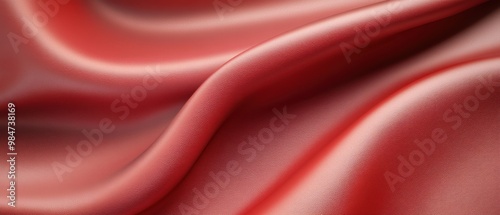 A red fabric with a rough texture