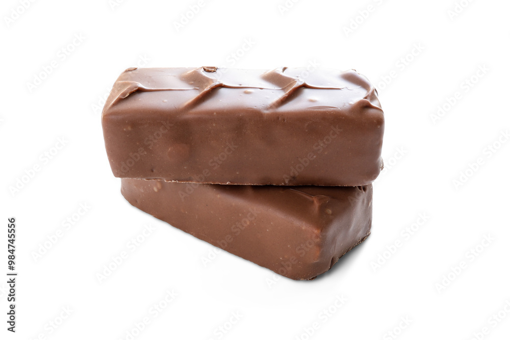 Chocolate bars, sweet candy isolated on transparent background Chocolate bars, sweet candy isolated on transparent background