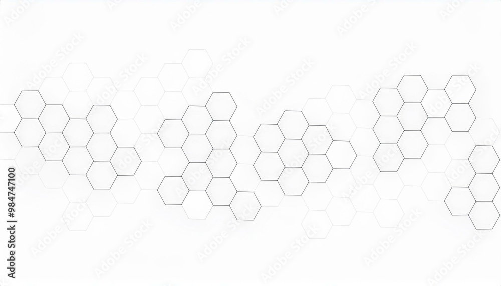 Geometric Elegance: Hexagonal Pattern Background Geometric Elegance: Hexagonal Pattern Background